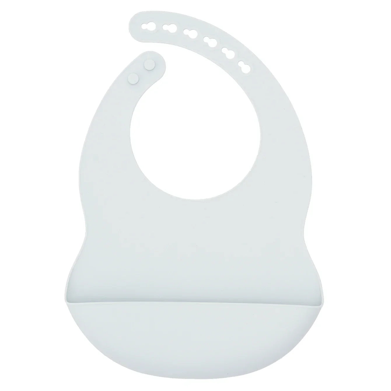 Color Kids 1PCS Silicone Baby Bib Adjustable Waterproof Feeding Bib BPA Free Soft Drool Bib Newborn Essentials Saliva Towel