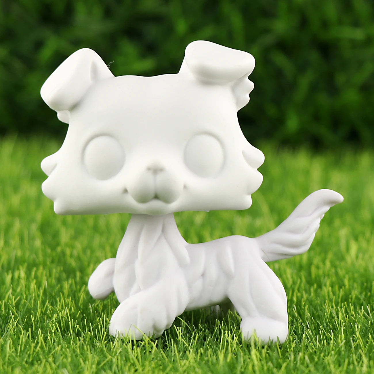White Base Pet,Lovely Shorthair Cat Collie Husky Action Figure Boys Girls Kids Xmas Gift Best Gift(Click on the option you want)