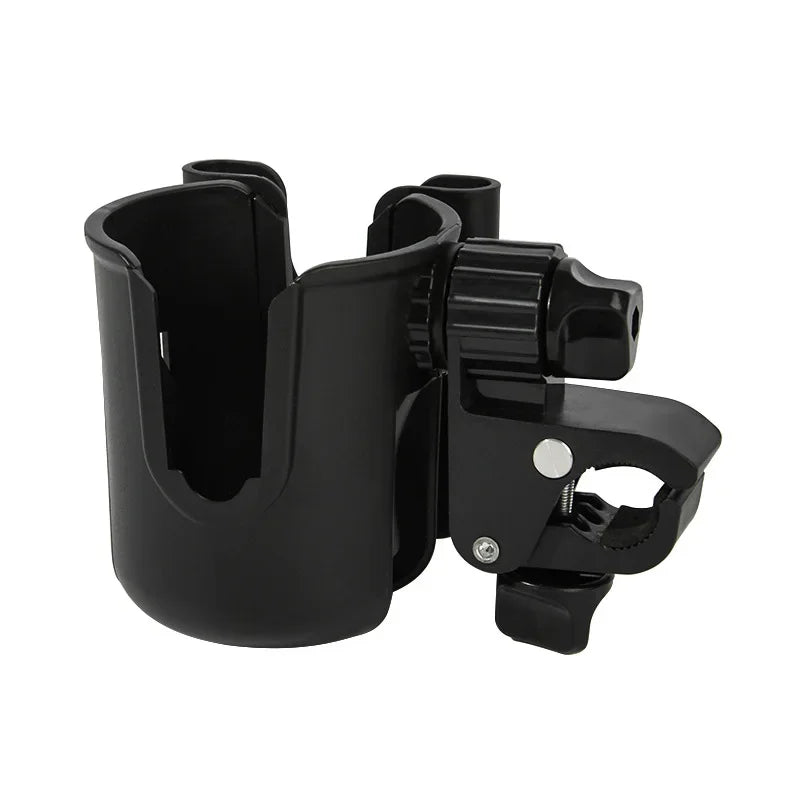 Baby Stroller Cup Holder 2-In-1 Bottle Drink Cup Phone Support 360 Rotate Adjustable Universal Pram Baby Strollers Accessories