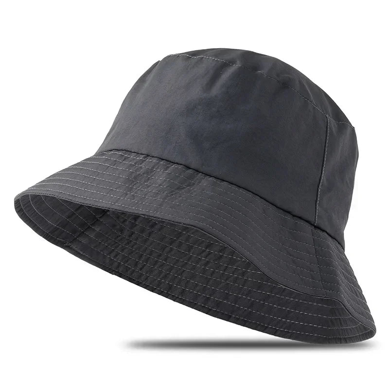 Waterproof Large Size XL62cm Sun Hat Men Women's Sunscreen Mountaineering Big Head Circumference Summer UV Protection Bucket Hat