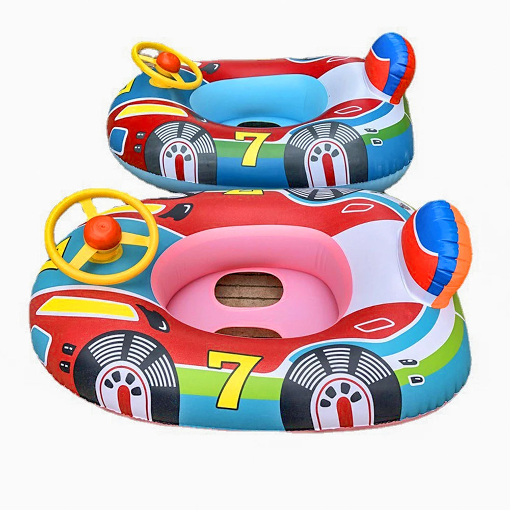 PVC nflatable Baby Swimming Rings Baby Water Play Games Seat Float Boat Child Swim Ring Accessories Water Fun Pool Toys