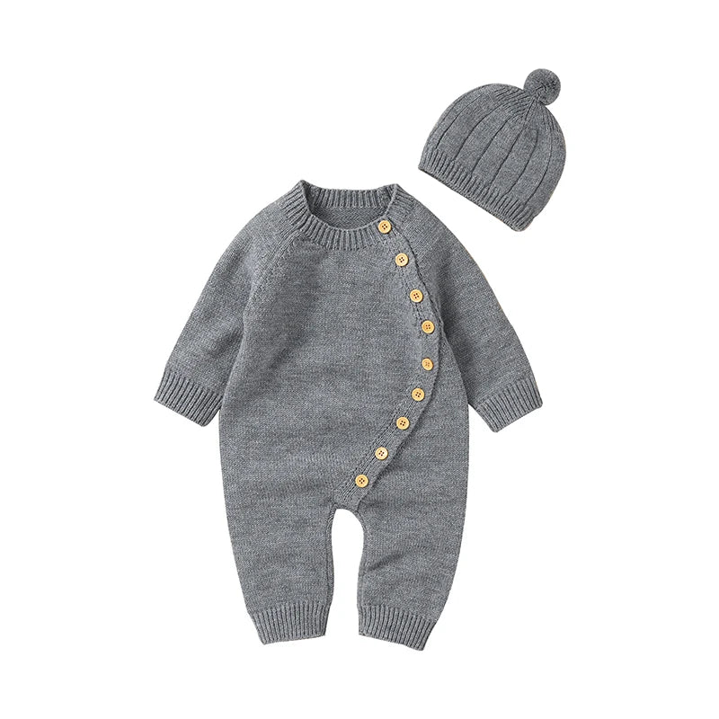 Infant Cable Knit Sweater Set Cozy V-Neck Pullover with Matching Pants and Booties for Baby Boy or Girl