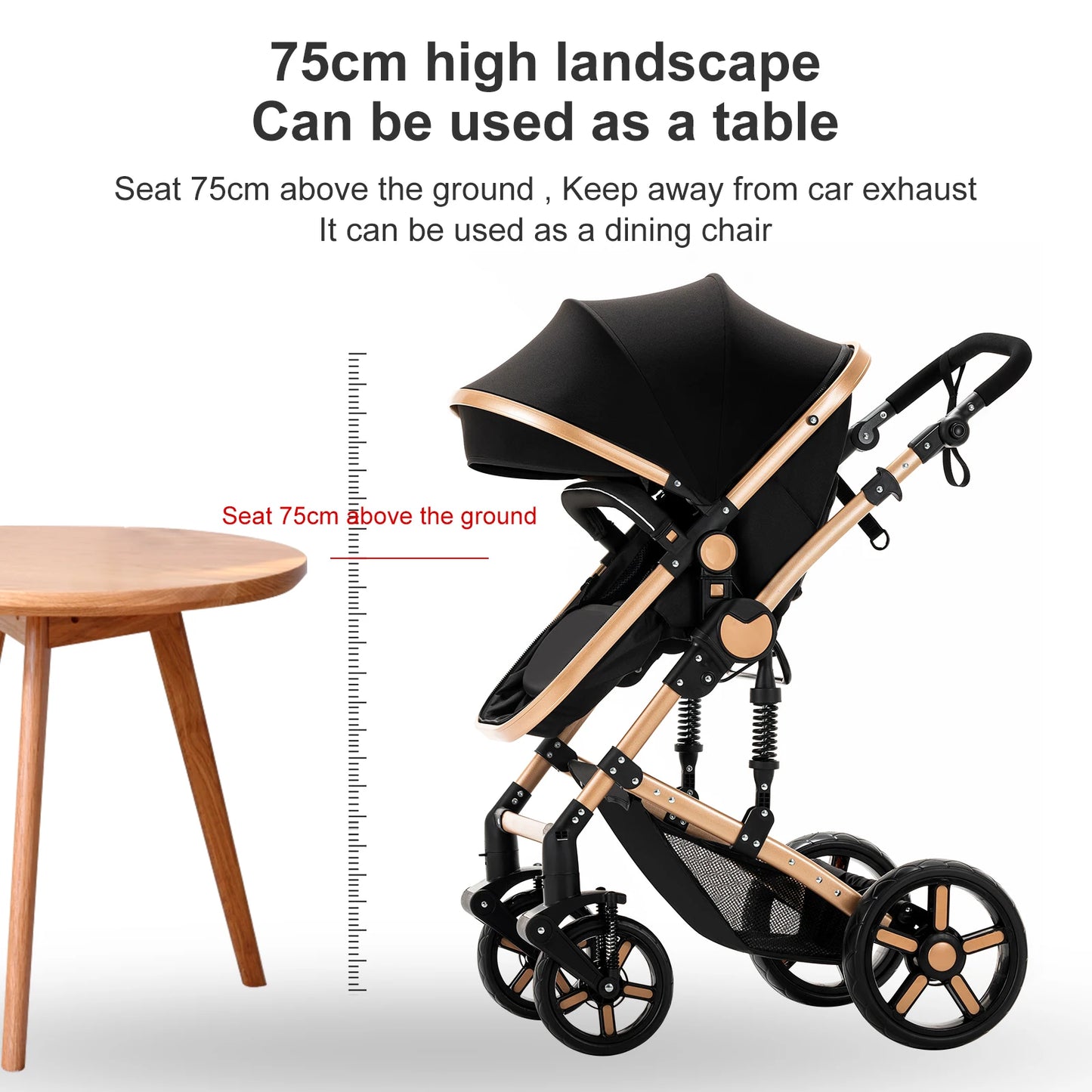 Seat With ISOfix Folding Cart High quality newborn Lightweight baby car light strollers Baby carri Seat With ISOfix FoldingStro