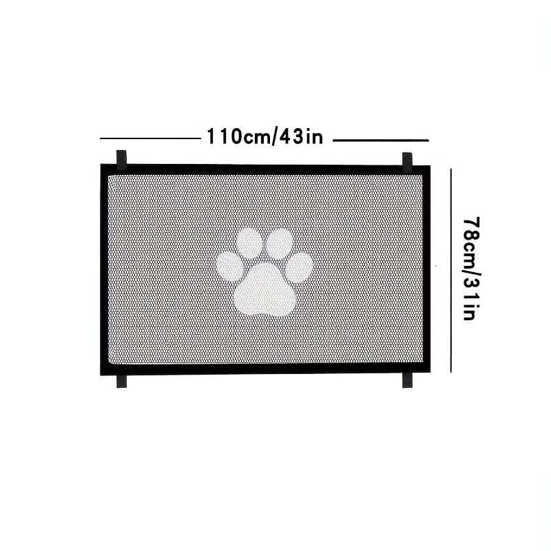 Pet Partition Safety Net Portable Polyester Net Cat Dog Indoor Obstacle Protection Net Fence Cat Screen Door Pet Supplies