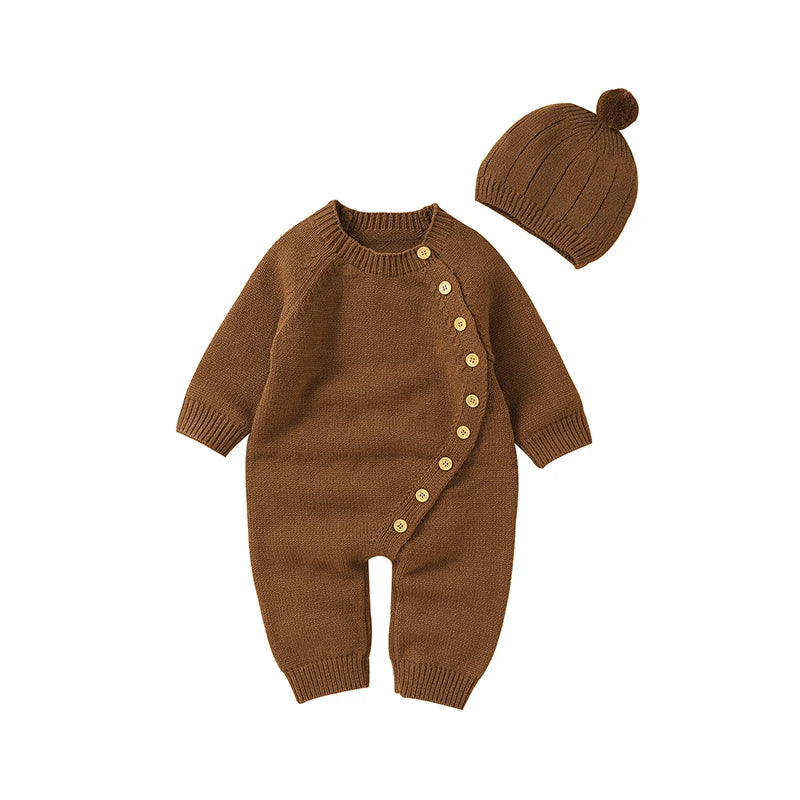 Infant Cable Knit Sweater Set Cozy V-Neck Pullover with Matching Pants and Booties for Baby Boy or Girl