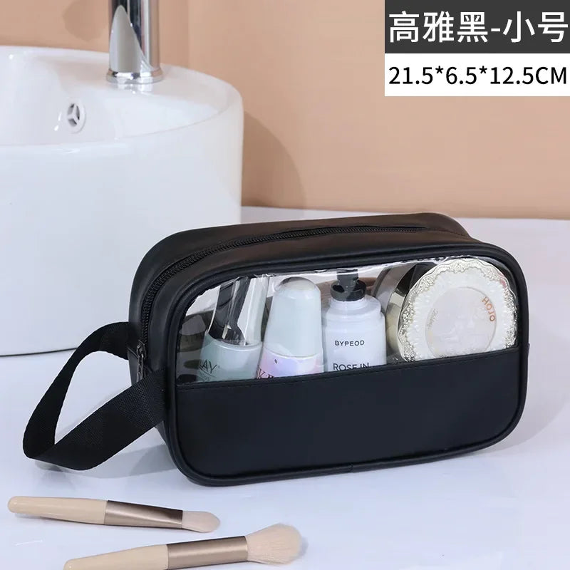 Portable Travel cosmetic bag Women Transparent Makeup Bag Large-Capacity Bath Wash Bags Multifunction Waterproof Storage Case