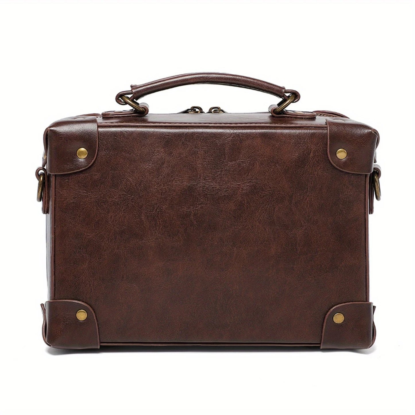2025 New punk retro style women's shoulder bag, fashionable casual satchel bag clock bag, suitable for daily use