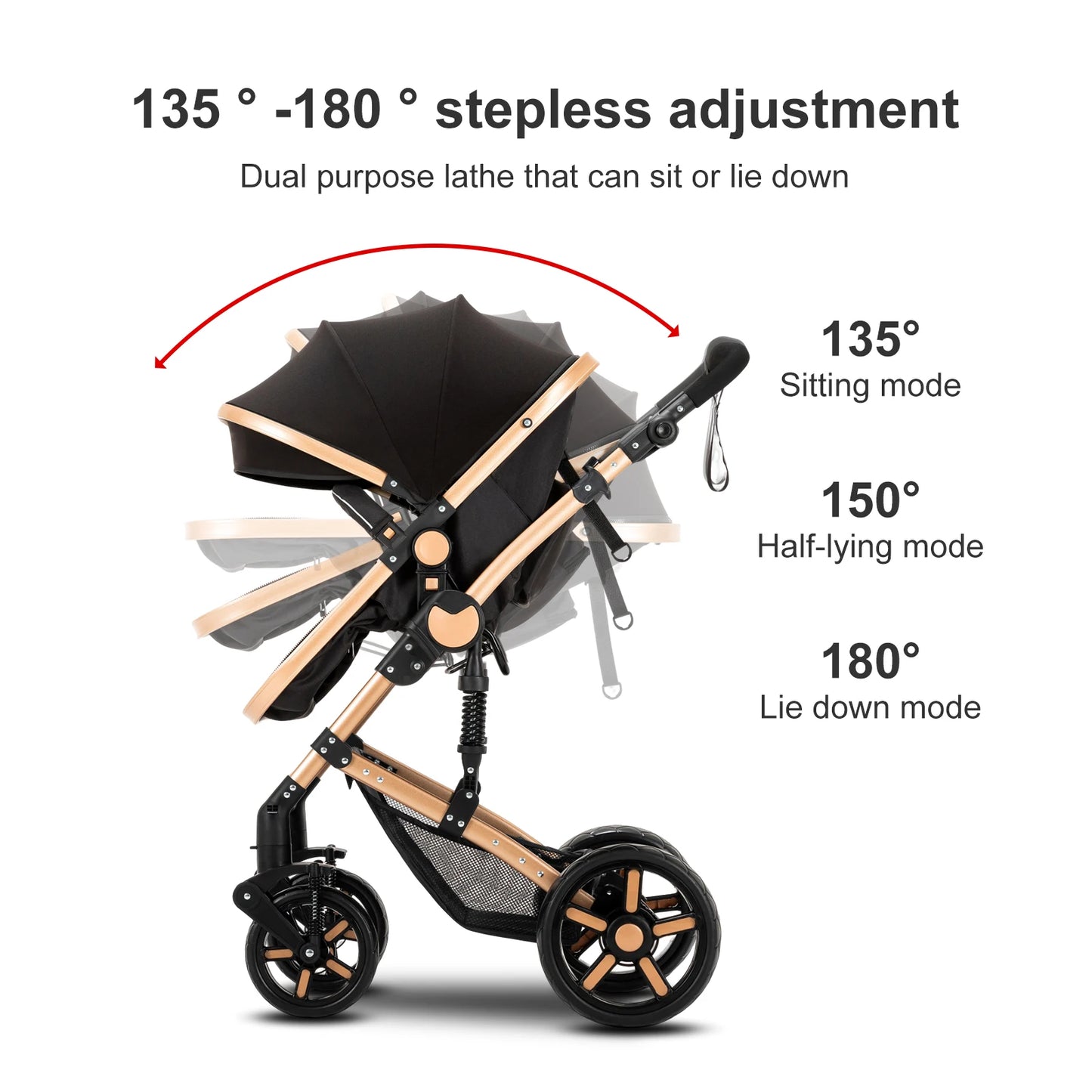 Seat With ISOfix Folding Cart High quality newborn Lightweight baby car light strollers Baby carri Seat With ISOfix FoldingStro