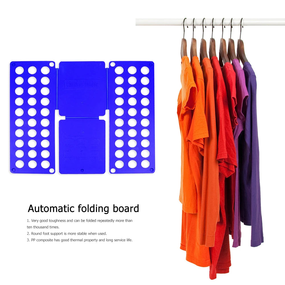 Plastic Shirt Folder  Kids Shirt Folding Board Easy and Fast Laundry Organizer Home Storage Tool for Kid Children