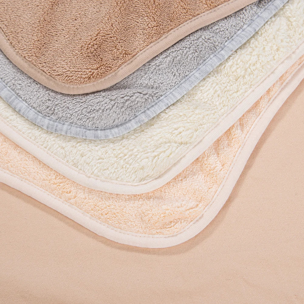 Solid Terry Towel Baby Bibs Sweet Cotton Saliva Towel Adjustable Korean Kids Boys Girls Pocket Bandanas Feeding Burp Clothes