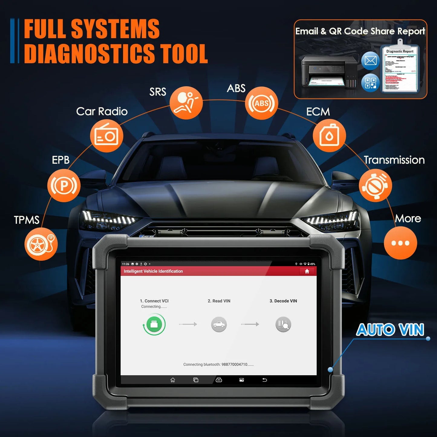 2025 LAUNCH X431 IMMO Plus X-PROG 3 Key Programmer Car Diagnostic Tools Anti-Theft Programming 38 Reset Auto Scanner CAN FD DOIP