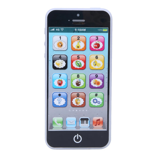 Baby English Learning Phone Machine Music Light Touch Screen Mobile Phone Toy Early Child Development Educational Toy