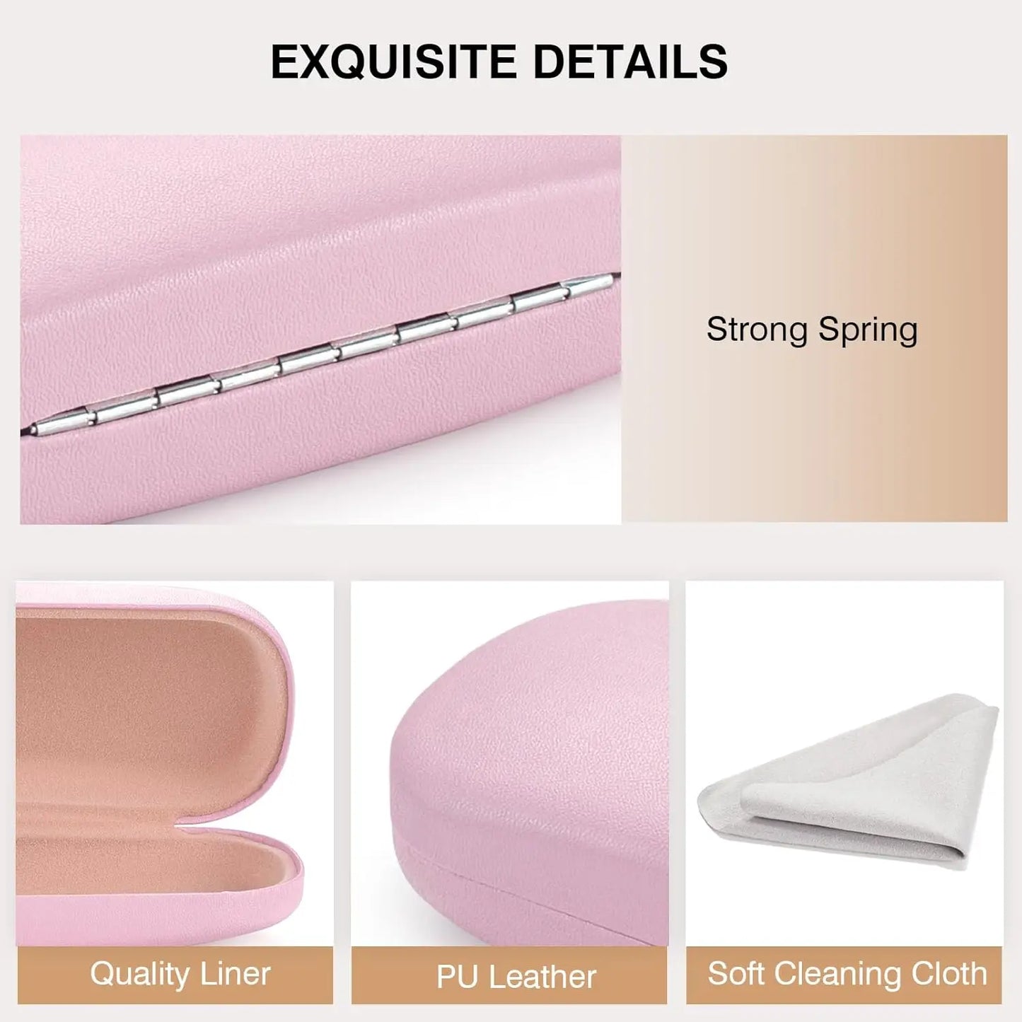 Glasses Case Hard Shell Leather Glasses Case Sunglasses Glasses Case
