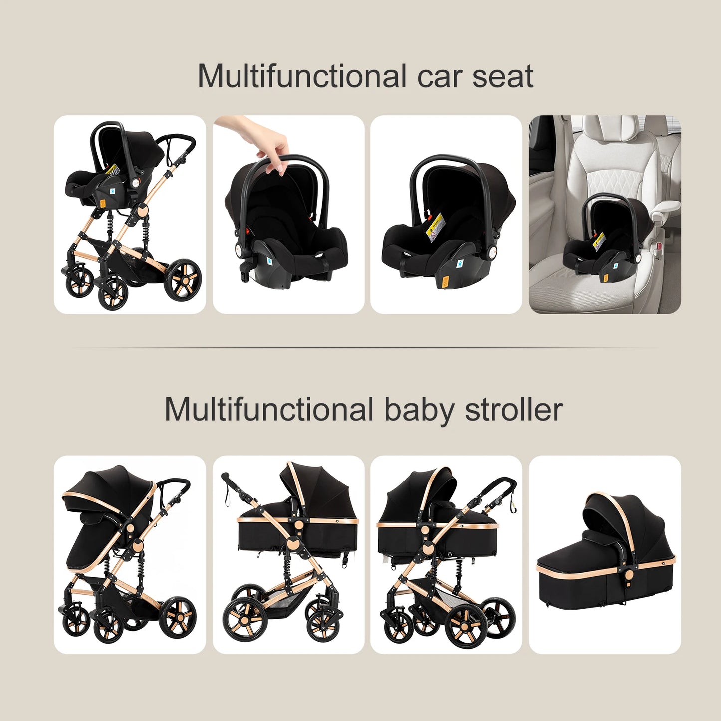 Lightweight Baby Stroller baby stroller 2 in 1 Stroller for baby car Comfort Baby Stroller 2 in 1 for newborn baby Free Shipping