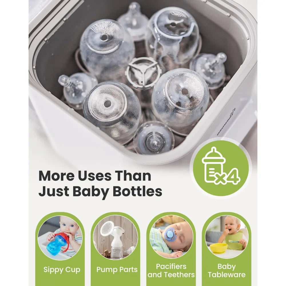 New upgrade- Bottle Washer Pro | All-in-One Bottle Washer and Sterilizer and Dryer | Baby Bottle Washer for Bottles-High quality