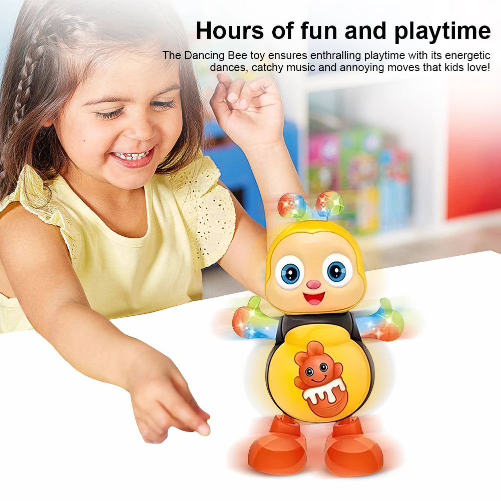 Cartoon Musical Dancing Toy Preschool Learning Toys Educational Toys for Kids Christmas Birthday Gifts for Boys Girls