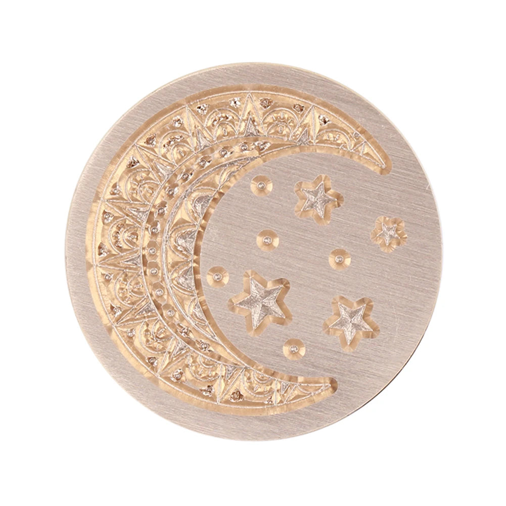 Sealing Stamp Brass Heads Solid Small Exquisite Decorative Crafts Tool Wood Retro Wax Stamping Girls Birthday Party Gift