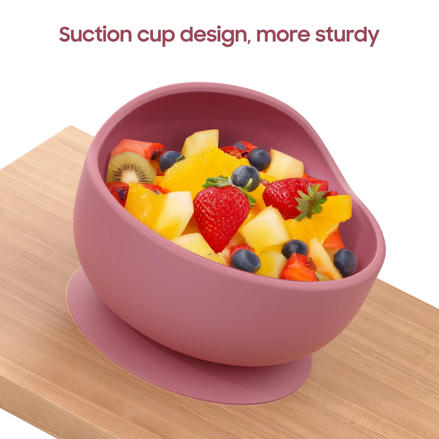 Baby Bowls with Suction Stay Put Silicone Food Bowl for Babies Kids Toddlers Infants Soft Safe Silicone