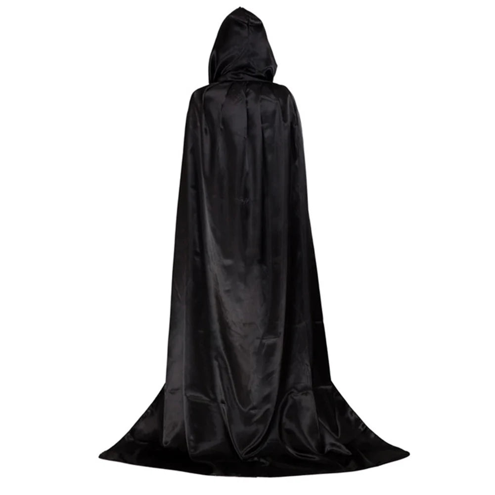 Halloween Capes Robe Long Hooded Halloween Costume Cloak Devil Demon Performance Costume for Children Adult for Halloween Party