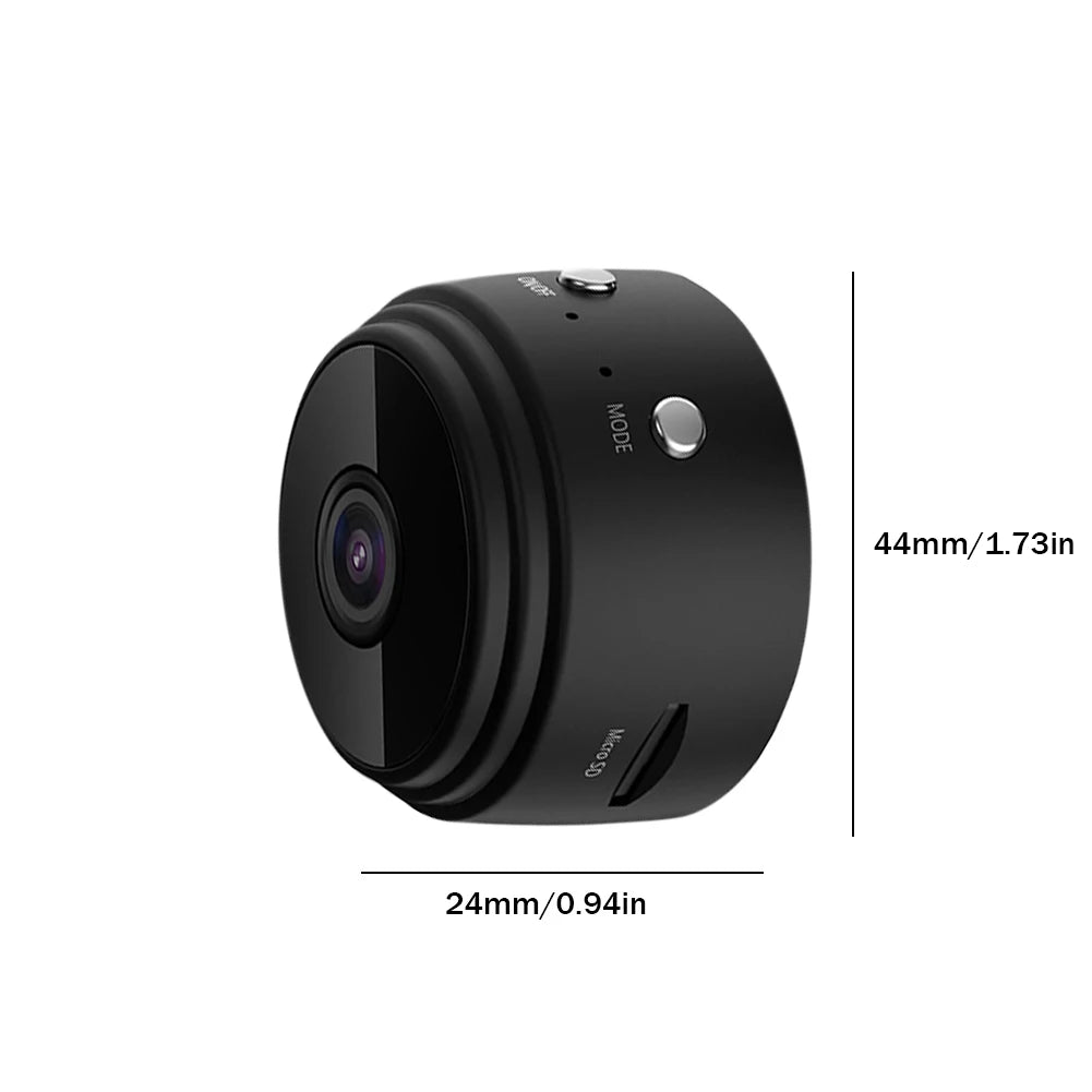 Wireless Camera HD 1080p Voice Video Recorder Night Vision USB Rechargeable Remote Viewing Strong Magnetic for Infants and Pets