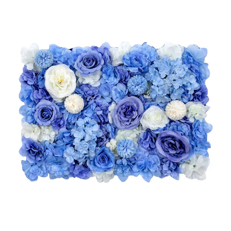 Aritificial Silk Rose Flower Wall Panels Wall Decoration Flowers for Wedding Baby Shower Birthday Party Photography Backdrop