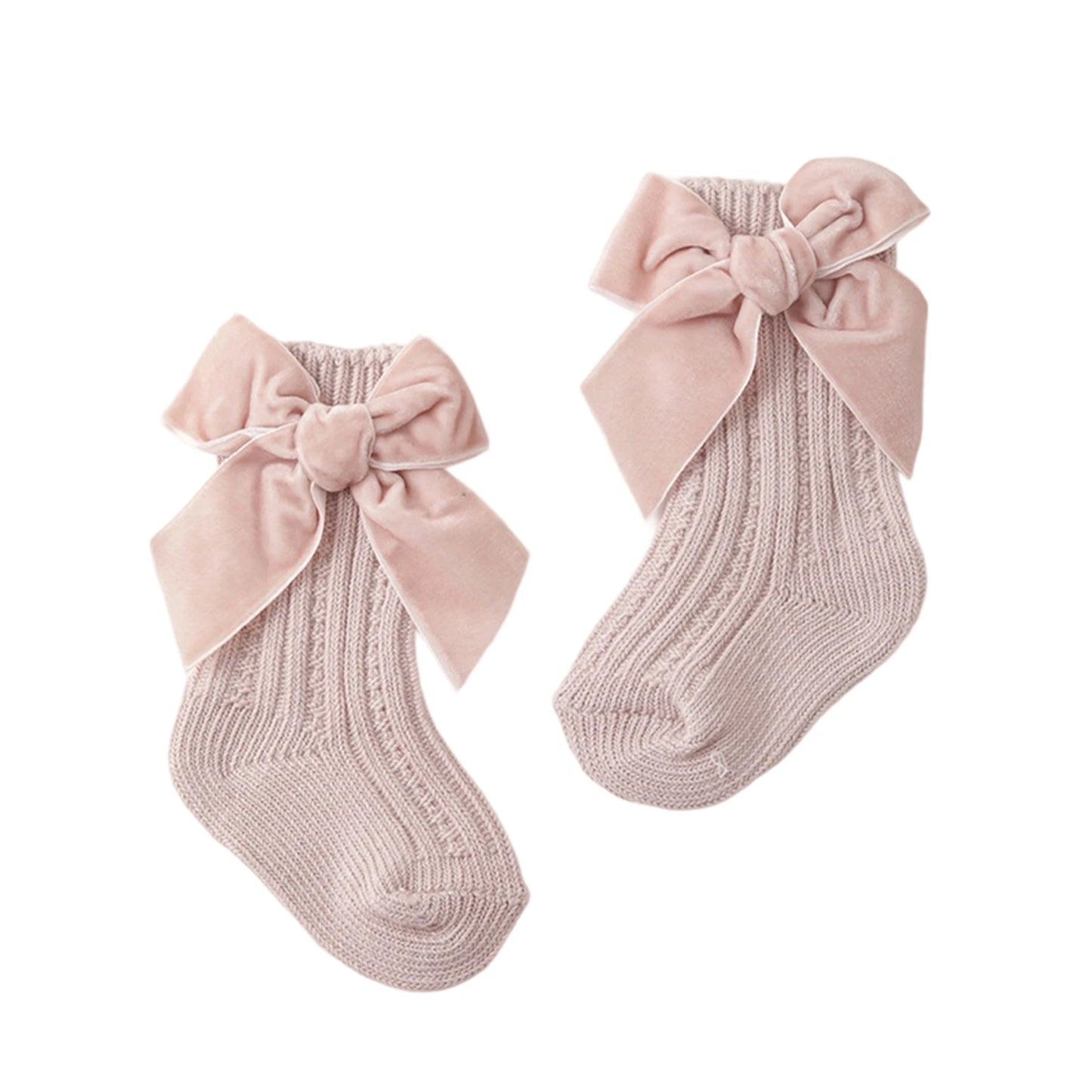 Adorable Toddler Knee High Socks with Lovely Lace Trim and Non-Slip Grip for Fall and Winter Wear