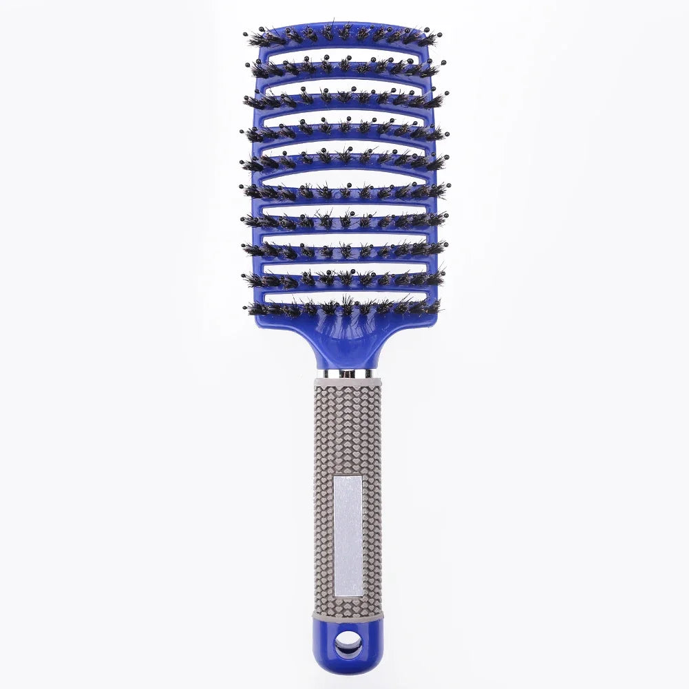 Straight Curly Hair Styling Brush Portable Hair Brush Hairdressing Styling Tools Gentle Straighten for Hair Style