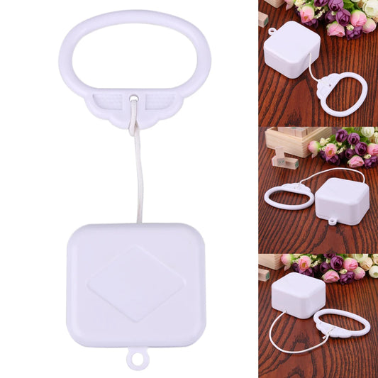 Pull String Cord Music Box Waterproof Bed Bell Rattle Toy with Classic Lullaby Melody Pull String Music Box for Boys Girls