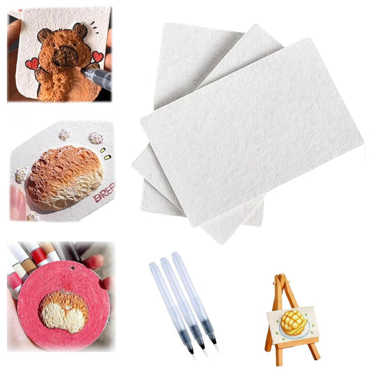 Foam Texture Painting Paper Textured Abstract Painting Art Paper Magic Painting Paper 3D Blank Painting Paper for Boys Girls