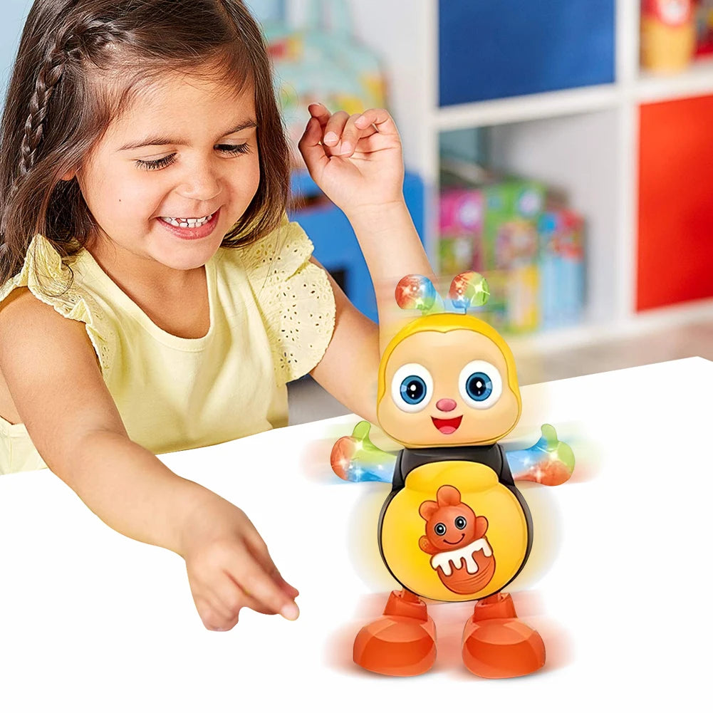 Cartoon Musical Dancing Toy Preschool Learning Toys Educational Toys for Kids Christmas Birthday Gifts for Boys Girls