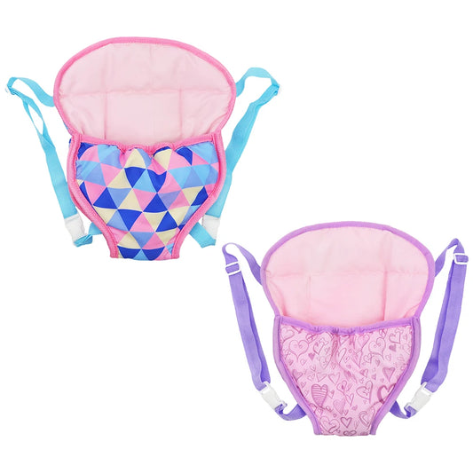 Outdoor Doll Travel Storage Bag with Adjustable Straps for New Born Baby Doll