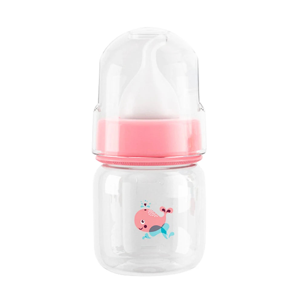 Small Pet Feeding Bottle 60ml/125ml Cute Kitten Feeding Bottle PP Cartoon Animals Nursing Bottle for Newborn Kittens Puppies