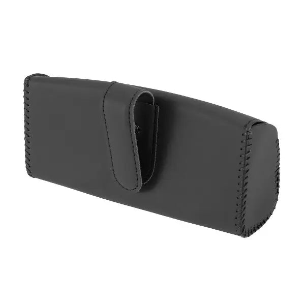 Car Sun Visor PU Leather Sunglasses Clip Storage Case