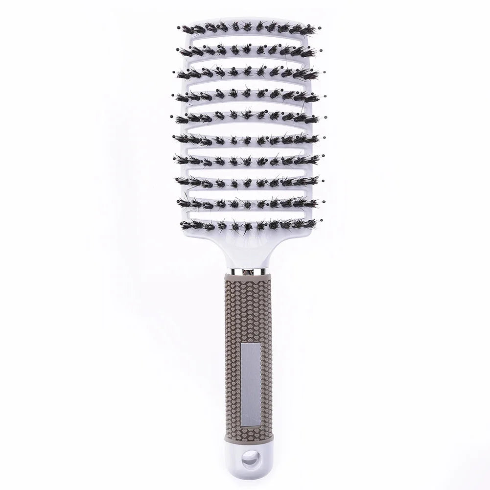 Straight Curly Hair Styling Brush Portable Hair Brush Hairdressing Styling Tools Gentle Straighten for Hair Style