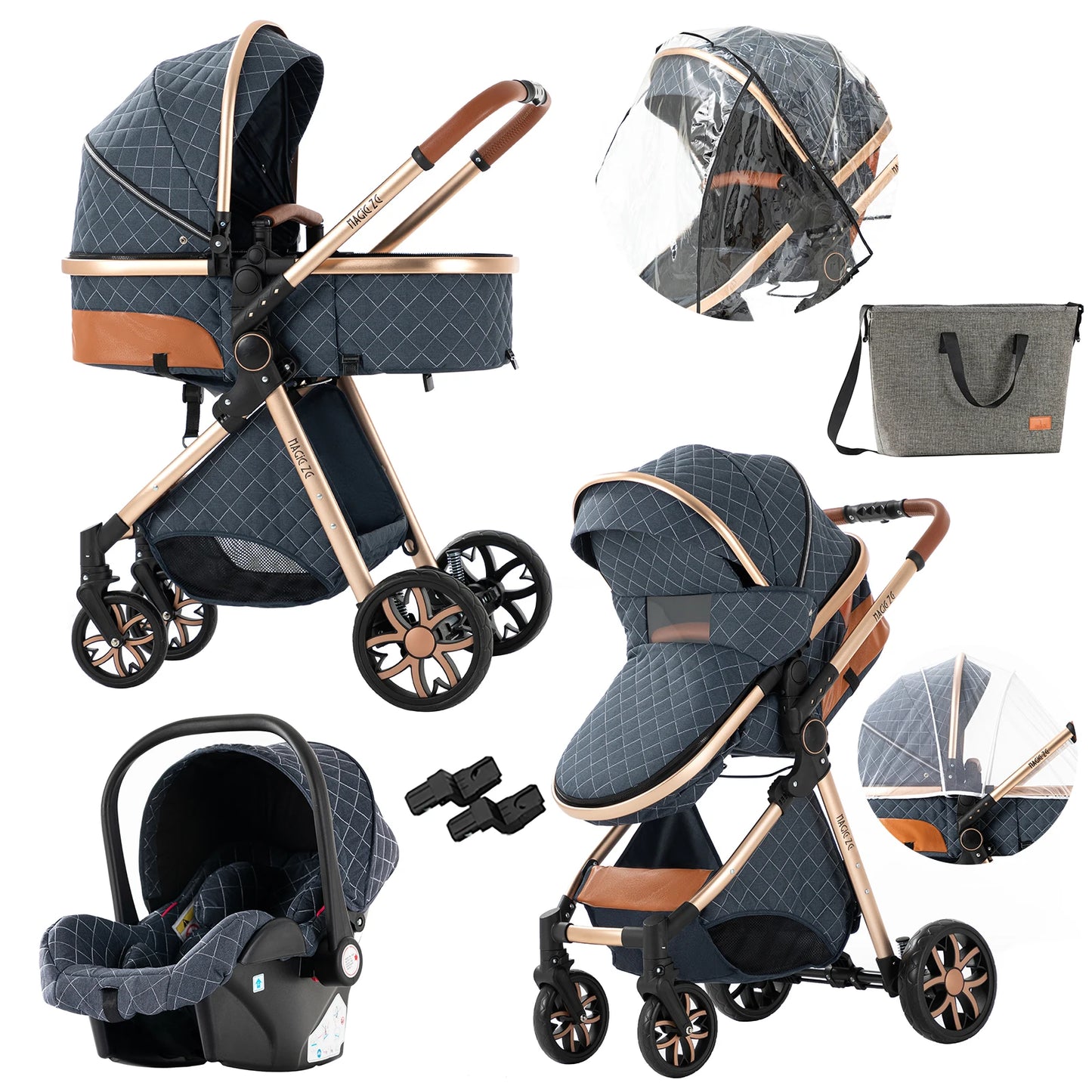 baby newborn items Baby stroller baby cars Stroller 3 in 1 Light stroller baby trio baby stroller Lightweight stroller strolle
