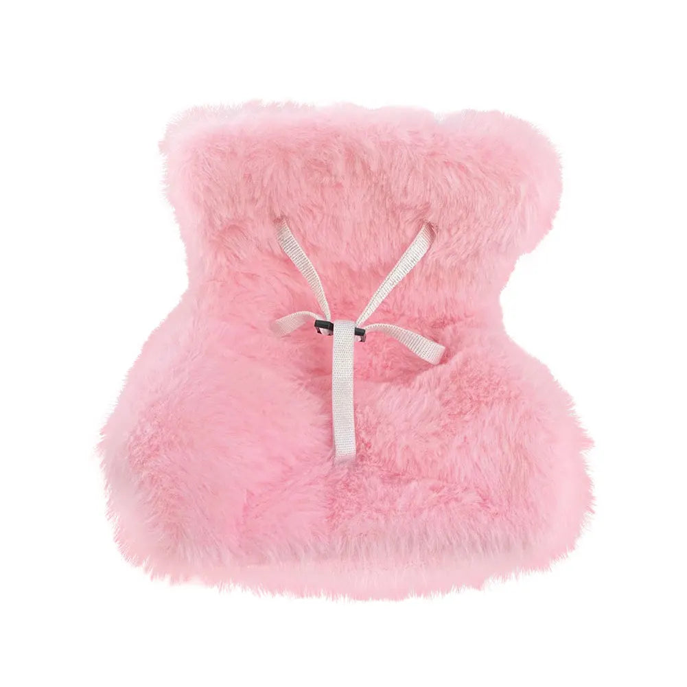 Car Ventilation Safety Seat Soft Kawaii Doll Seat Car Ornament Doll Safety Seat Car Interior Decoration for 17cm Cute Doll