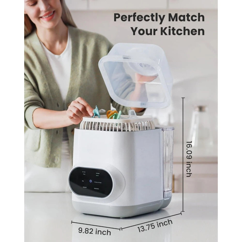 New upgrade- Bottle Washer Pro | All-in-One Bottle Washer and Sterilizer and Dryer | Baby Bottle Washer for Bottles-High quality