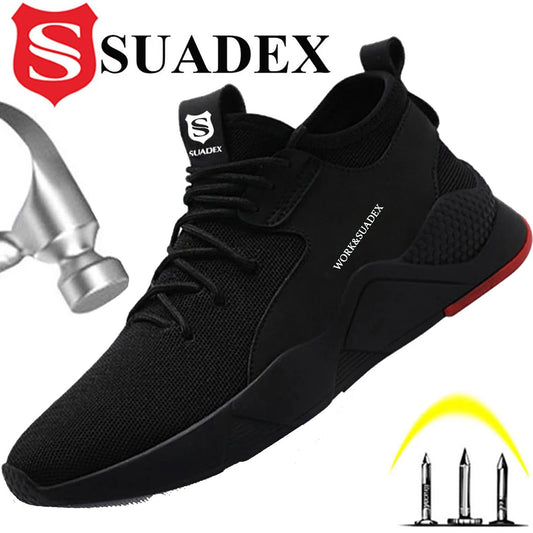 SUADEX Motorcycle Leather Boots,Street Riding Shoes, Anti-smashing Shoes for Men and Women