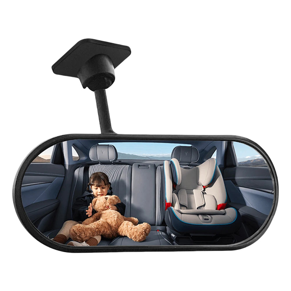 Baby Car Mirror Adhesive Mount Wide Angle Backseat Monitor Automotive Rearview Baby Observation Mirror for Kids Observing