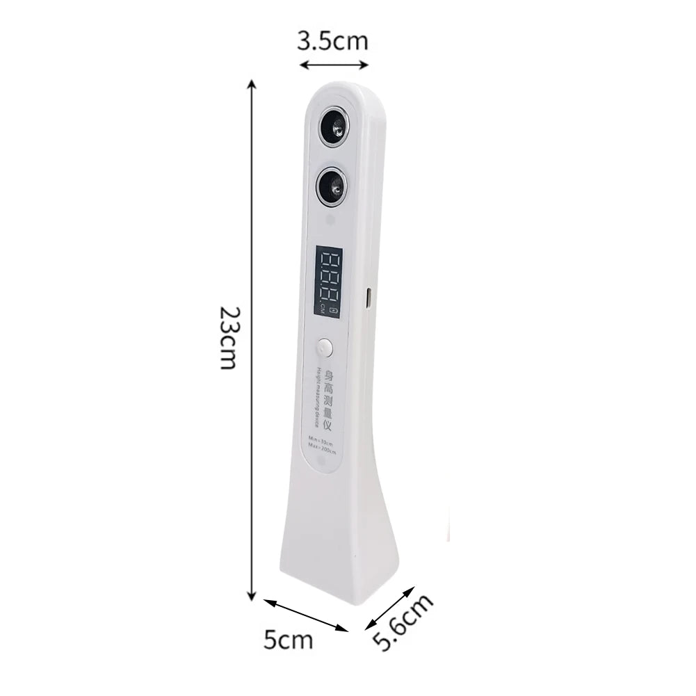 Ultrasonic Height Measuring Ruler Household High Accuracy LED Display Digital Body Height Measuring Meter for Adults Kids