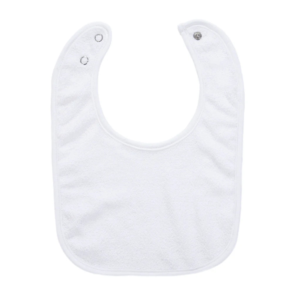 Solid Terry Towel Baby Bibs Sweet Cotton Saliva Towel Adjustable Korean Kids Boys Girls Pocket Bandanas Feeding Burp Clothes