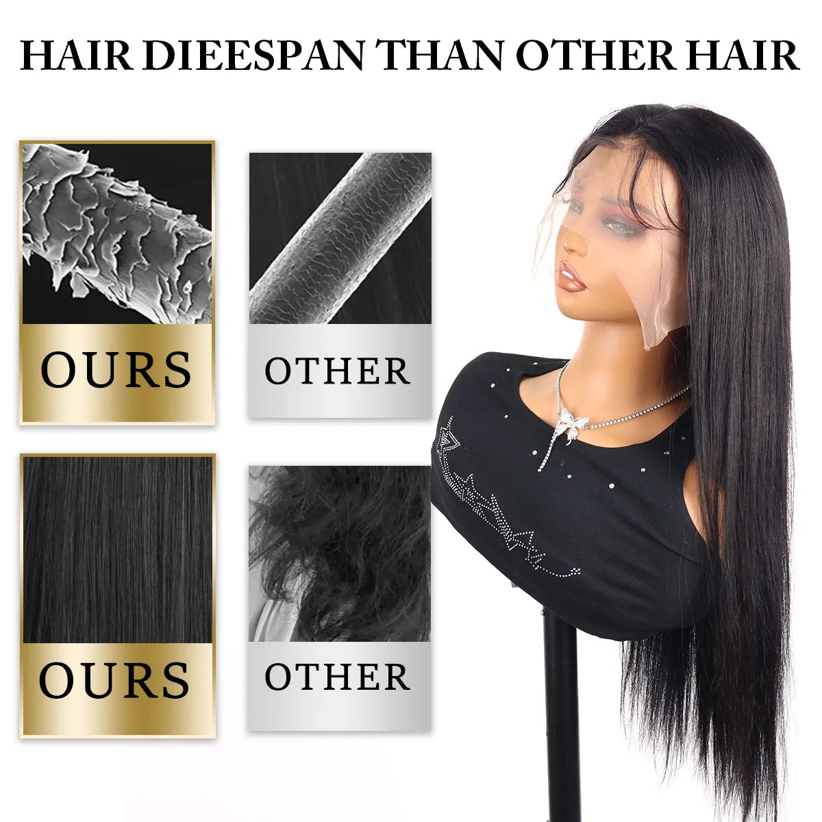 200 Density Brazilian 30 40 Inch Bone Straight 13x5 13x6 HD Lace Front 100% Human Hair Wigs Black Raw Lace Frontal Wig For Women