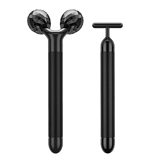 2IN1 Electric Face Massager 3D Roller and T Shape Arm Eye Nose  Massager Facial Roller Massager Kit Skin Care Tools