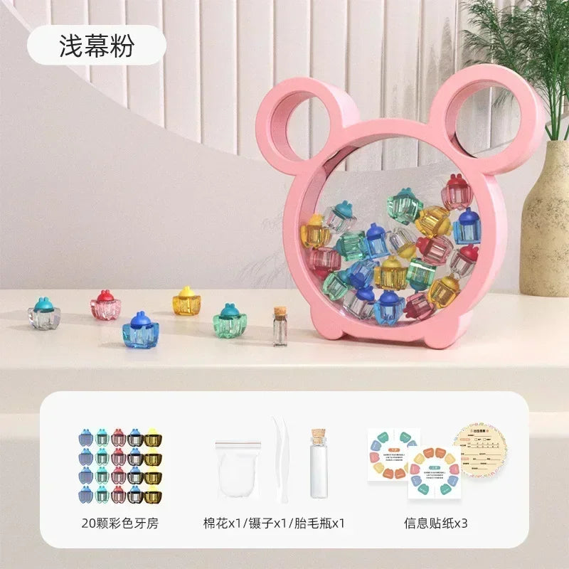 New Cute Baby Tooth Box Creative Durable Teeth Collection Box Milk Teeth Storage Baby Souvenirs