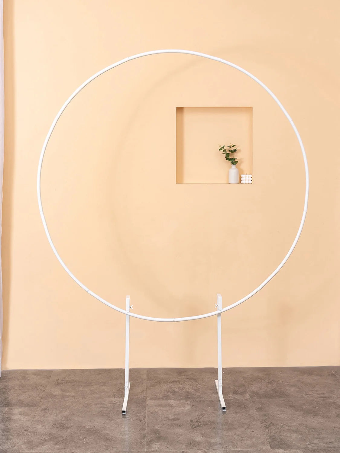 Metal Background Cover Stand Round Heightened Iron Arch Balloon Stand Birthday Party Baby Shower Background Decoration Stand