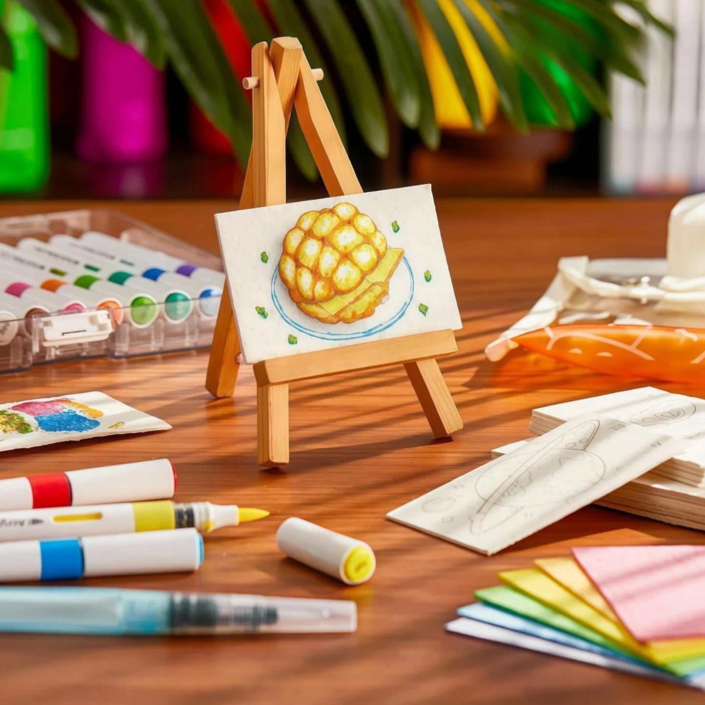 Foam Texture Painting Paper Textured Abstract Painting Art Paper Magic Painting Paper 3D Blank Painting Paper for Boys Girls