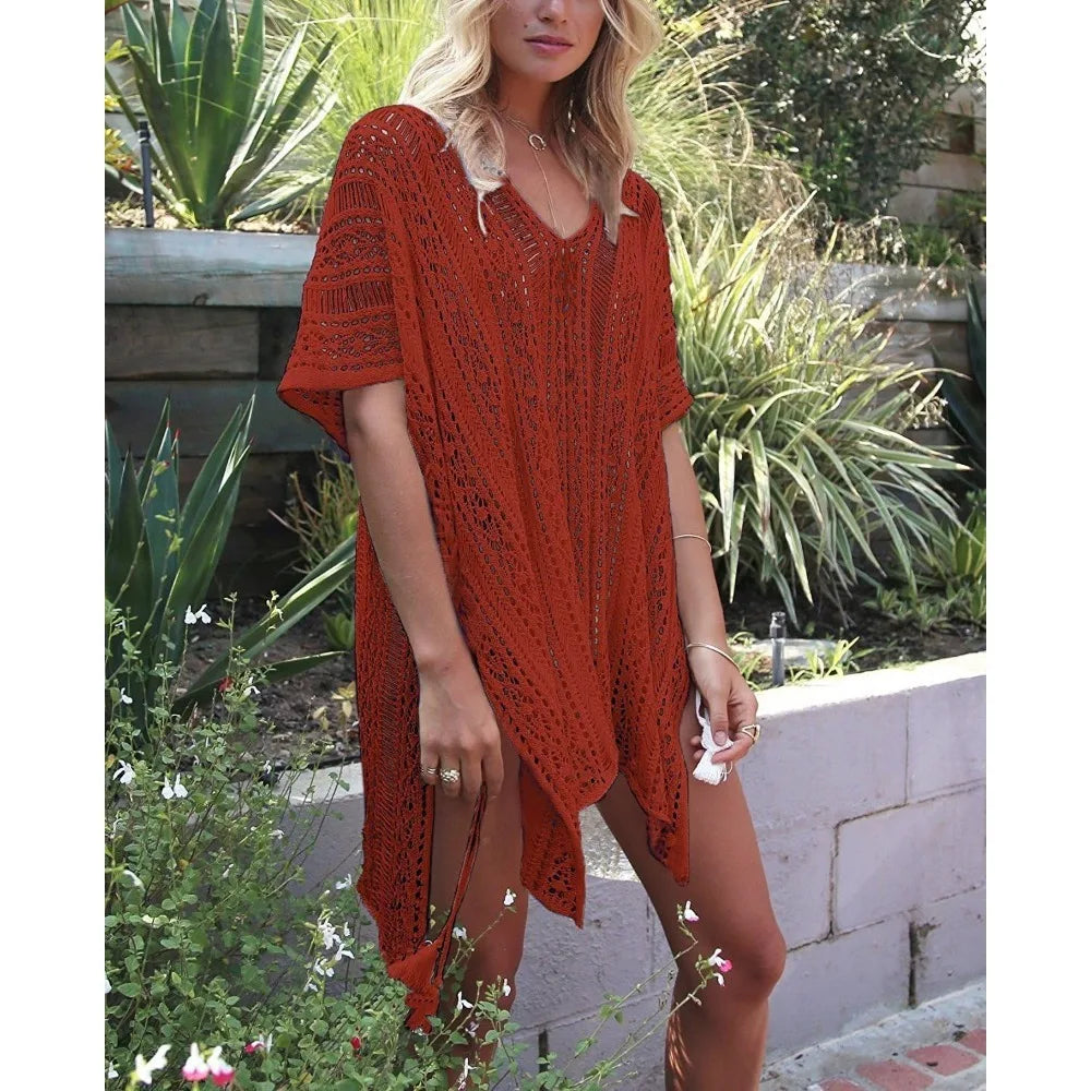 Women's Summer Swimsuit Bikini  Swimwear Crochet Cover up