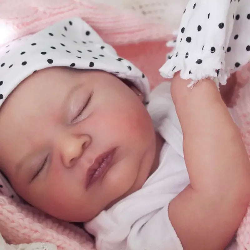 21inch 52cm Already Painted Finished Reborn Baby Doll Laura Handmade Reborn Preemie Baby Newborn Kids Toy Figure Gift Girl Dolls