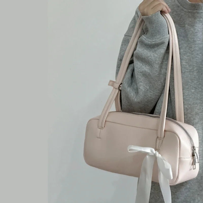 Fashion Solid Large Capacity Shoulder Bags Interior Compartment Soft 2025 High Quality Bags for Women Zipper Pu Women's Handbags