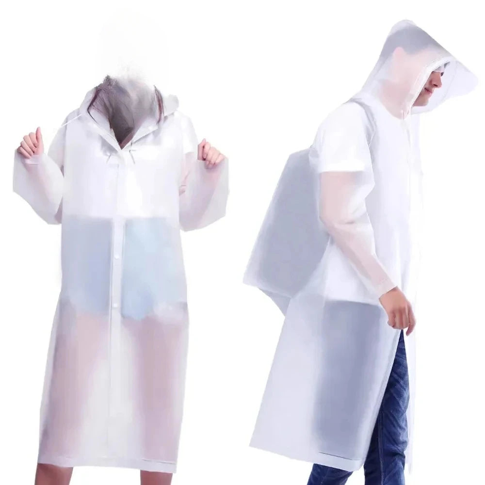 Raincoat Women Men Impermeable Thickened Waterproof Raincoat Tourism Outdoor Hiking Rain Poncho Raincoat Hooded Rain Coat